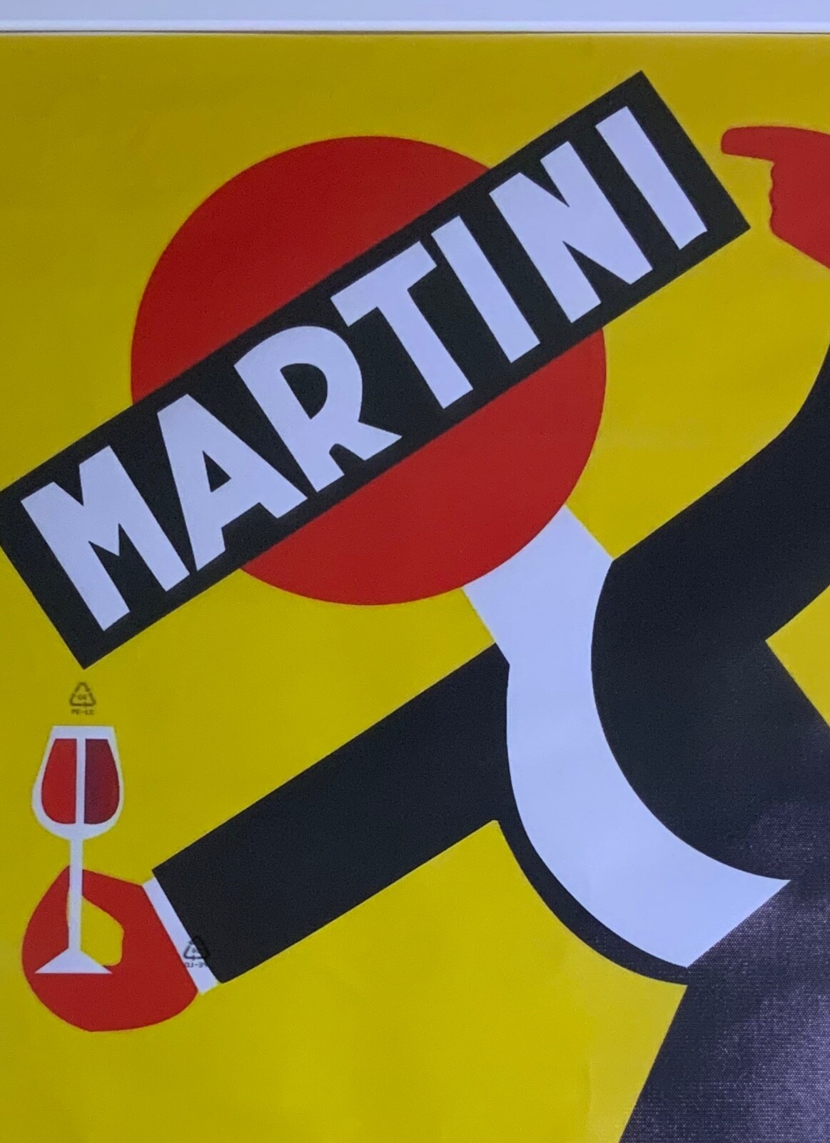 Vintage Framed Canvas Print, Martini Vermouth