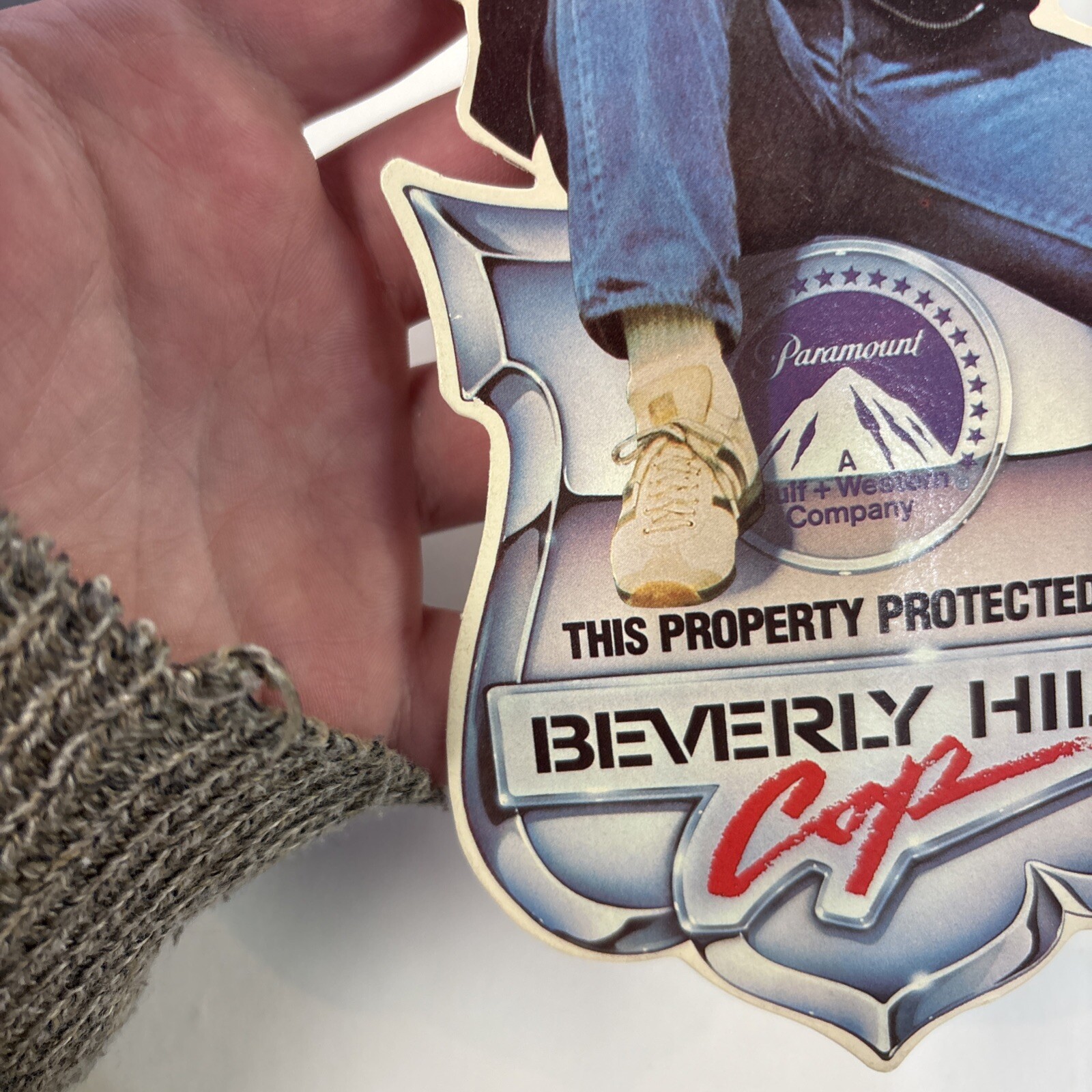 Beverly Hills Cop Eddie Murphy Promotional Display 1984 6×8
