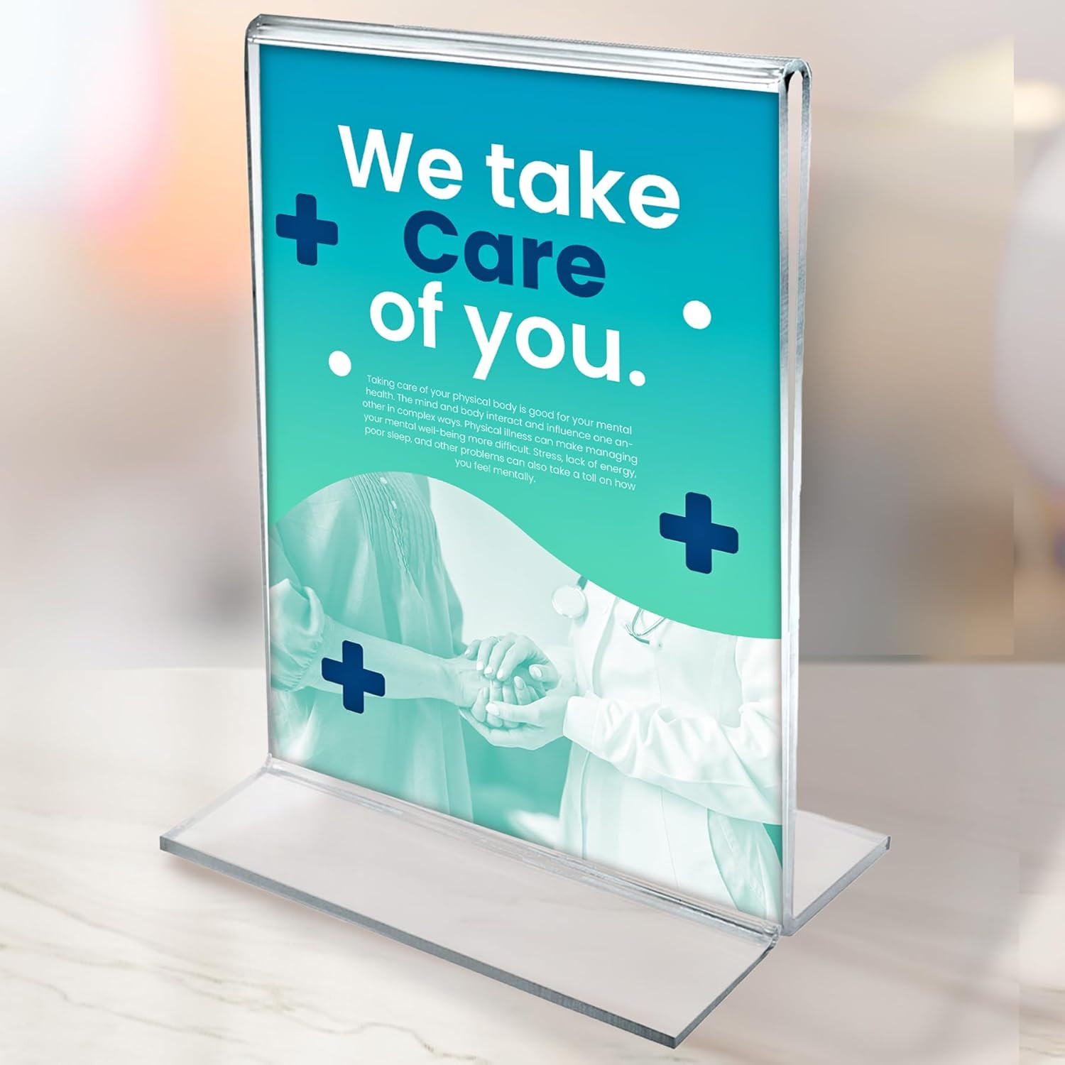 8.5×11 Double-Foot Frame Set – 10 Pieces for Stylish Displays