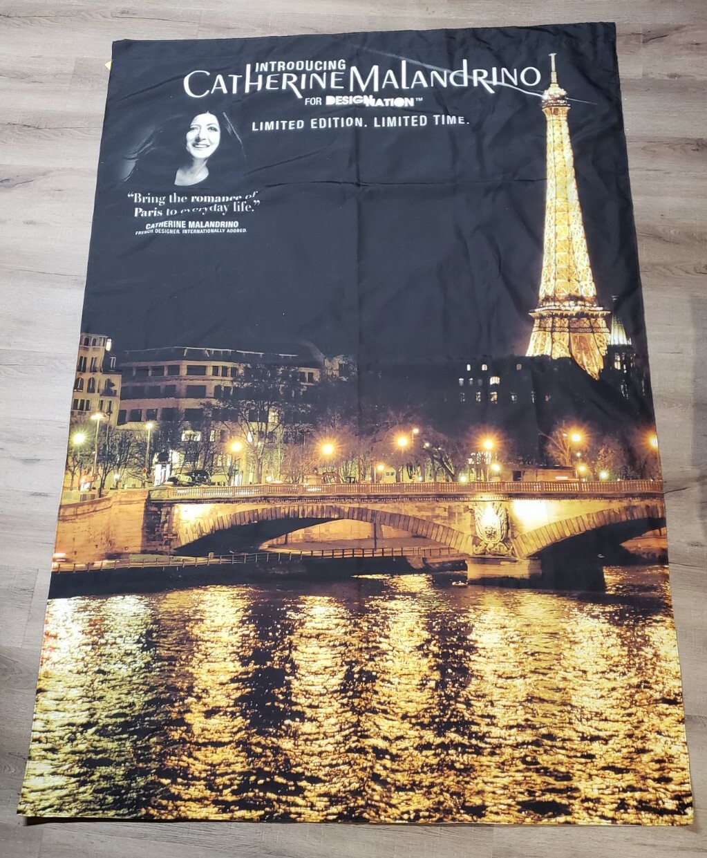 Catherine Malandrino Paris France Fashion Clothing Shop Store Display Banner Art