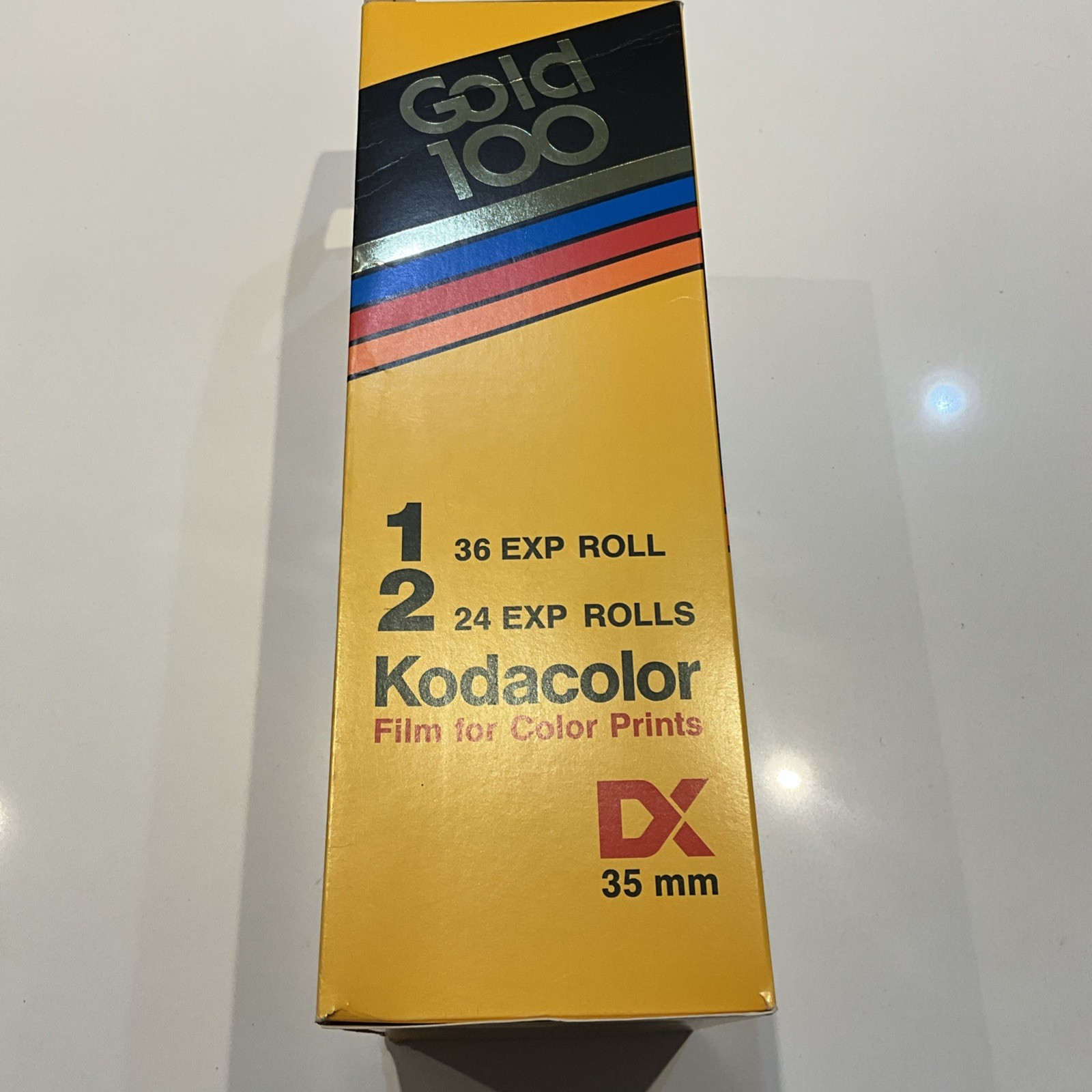 Vintage Kodak KODACOLOR Gold 100 35mm 3 Pack Large Store Display Box 15x7x5