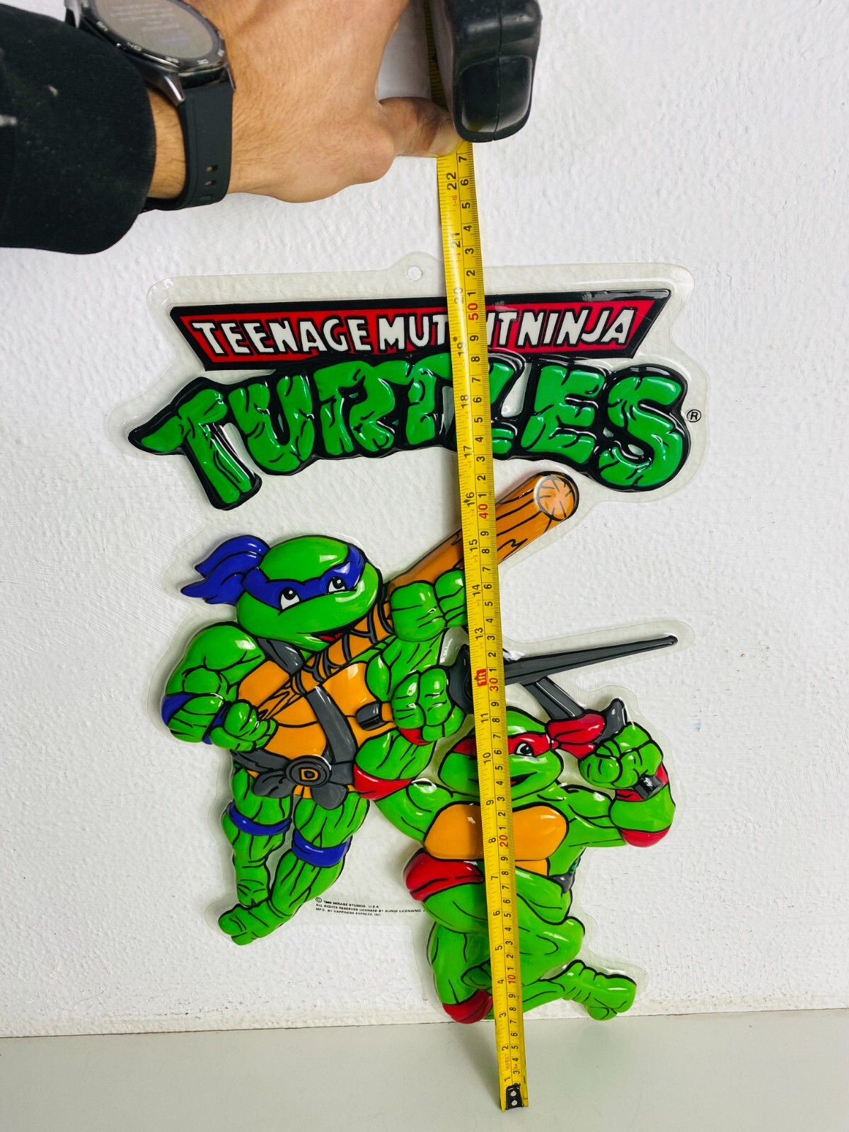 TMNT Teenage Mutant Ninja Turtles Vintage Plastic Display Store Rare Original