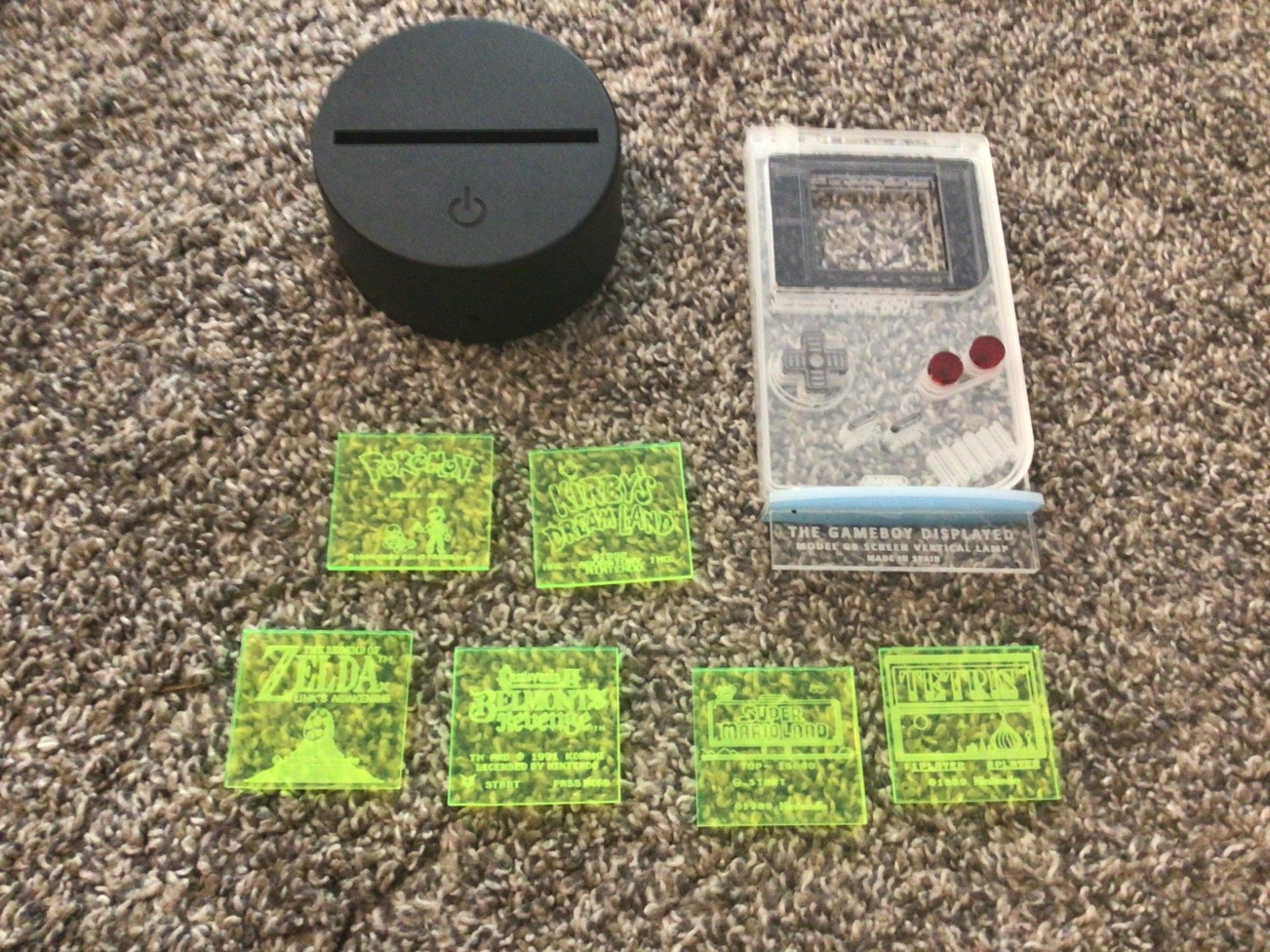 The Gameboy Displayed Light Up LED with Controller Cable Multiple Screen Display