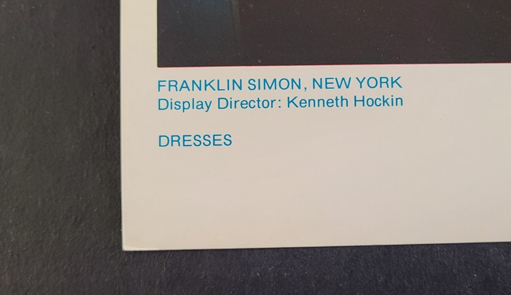1976 FRANKLIN SIMON, NY WINDOW DISPLAY PHOTO PRINT FEEL LIKE A WOMAN