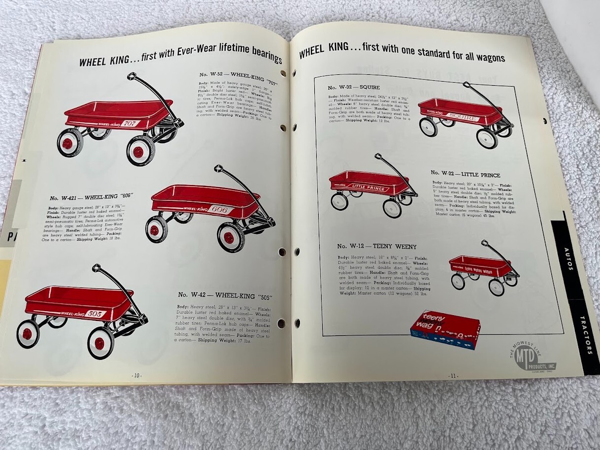 Vintage Rare 1962 MTD Metal Toy Dealer Catalogue-Fantastic Piece!