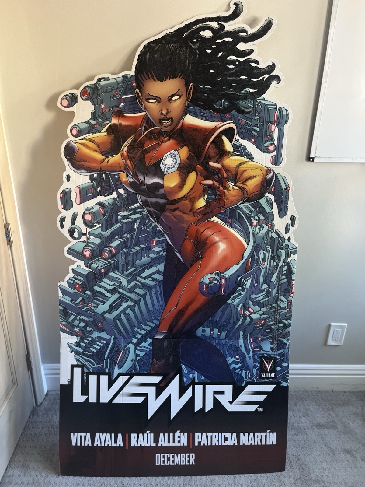 Livewire 6 ft Standee Display Valiant Comics