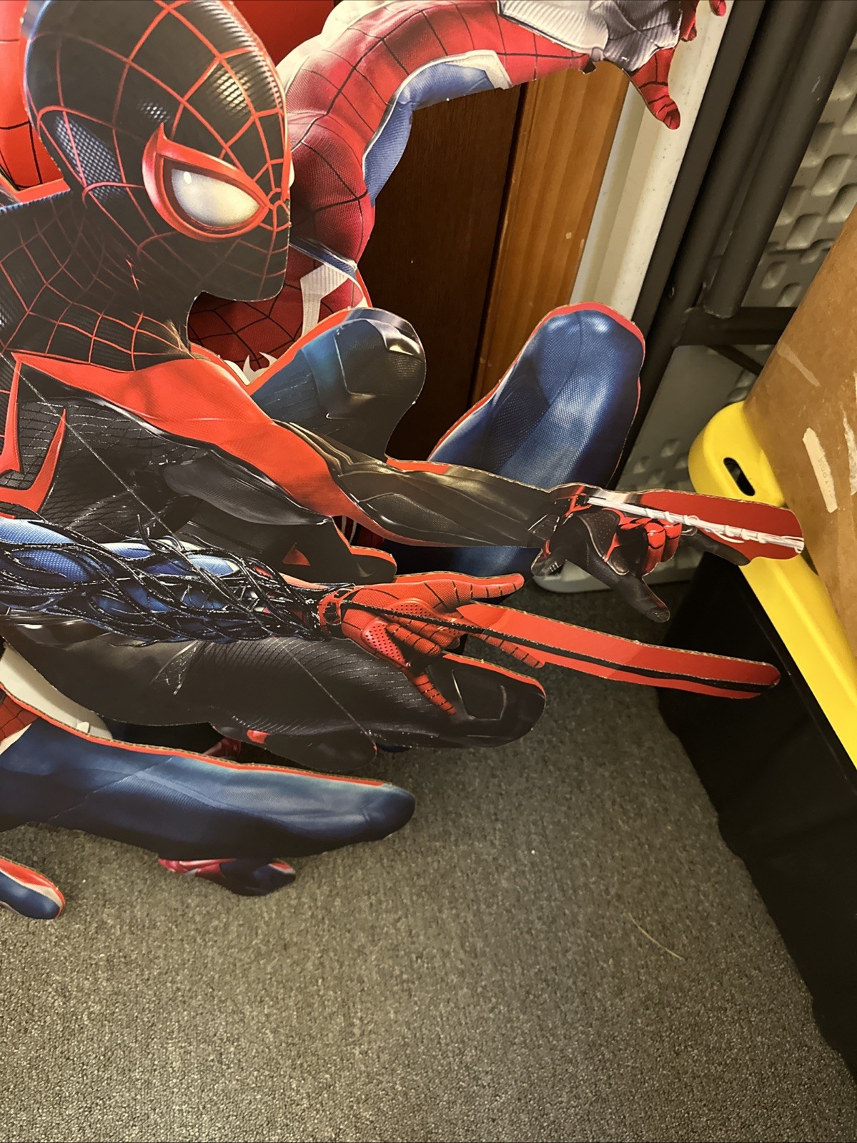 Spiderman 2 PS5 Release GameStop Promotional 3D Hanging Sign Poster Display