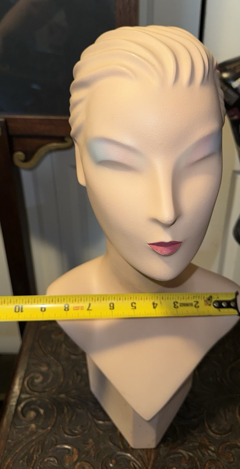 VTG MANNEQUIN Head Bust Hat Sunglass Jewelry Display By HINDSGAUL Denmark Nagel