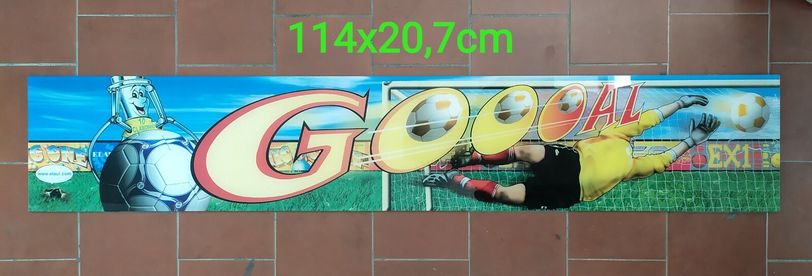Insegna Plexiglass Goal Elaut Nuova