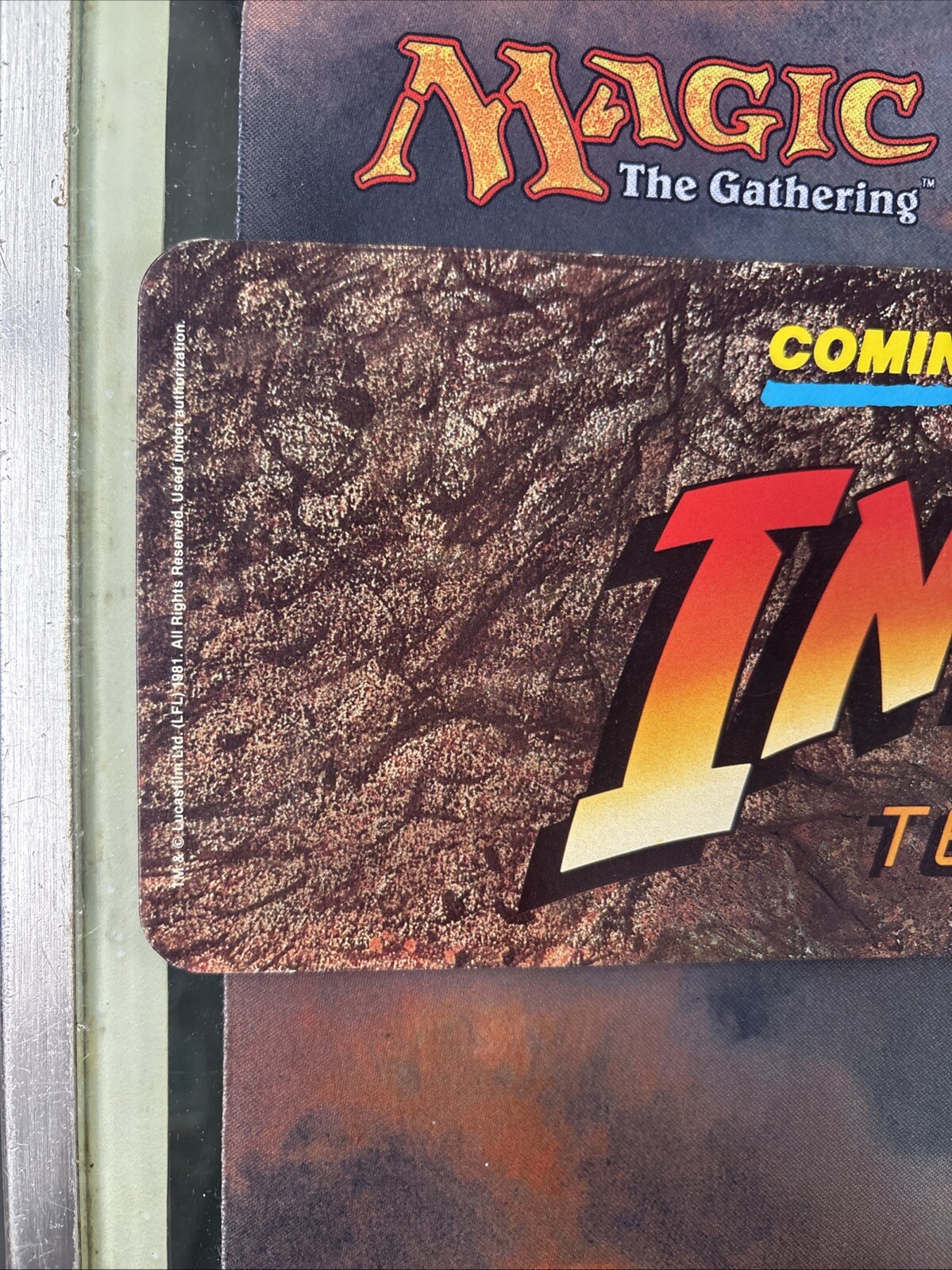 Indiana Jones And The Temple Of Doom Mobile Display 1984 4 1/4×13 7/8