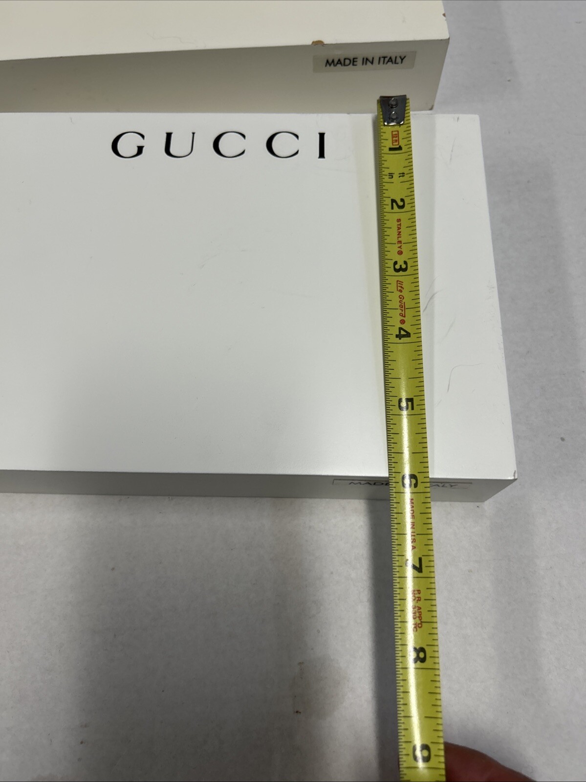 ( 2 ) GUCCI Display Countertop Platform Shelf Store Dealer Logo