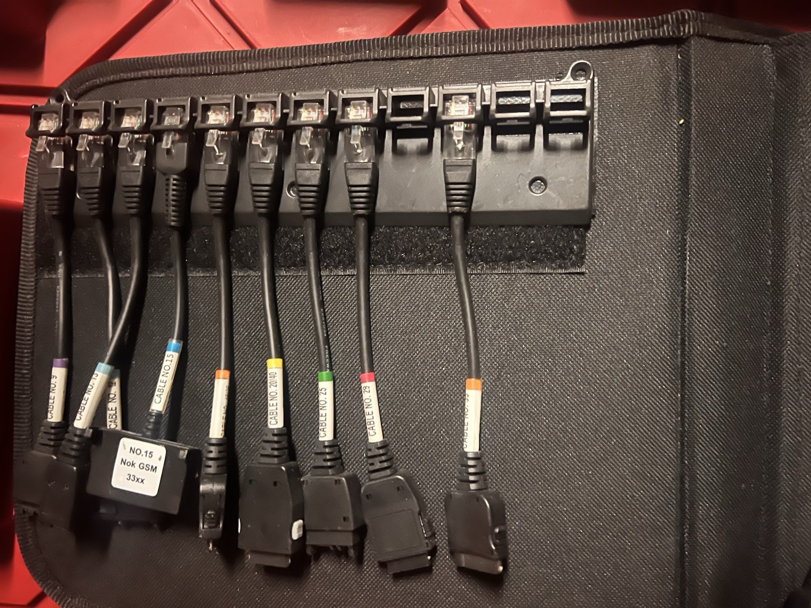 Electronic Phone Cable / Display Folder With Cables