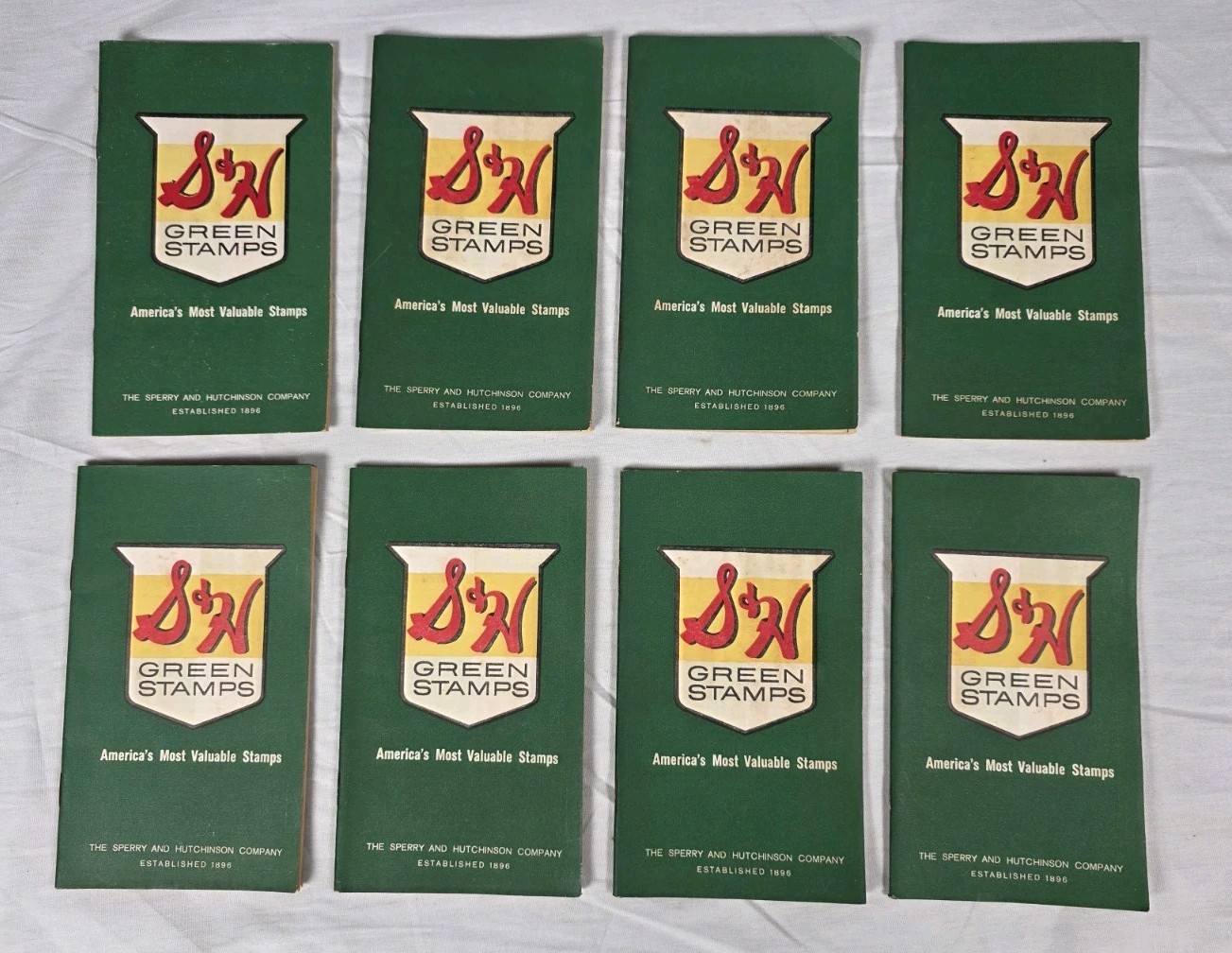 Lot of 6 Vintage 1962 S & H Green Stamps Books ~ Never Used