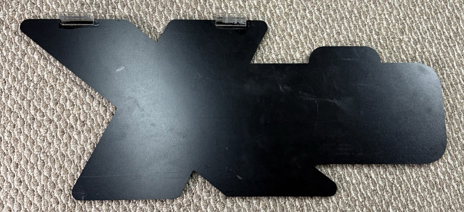 Castle X Racewear Display Store Sign Black & Silver
