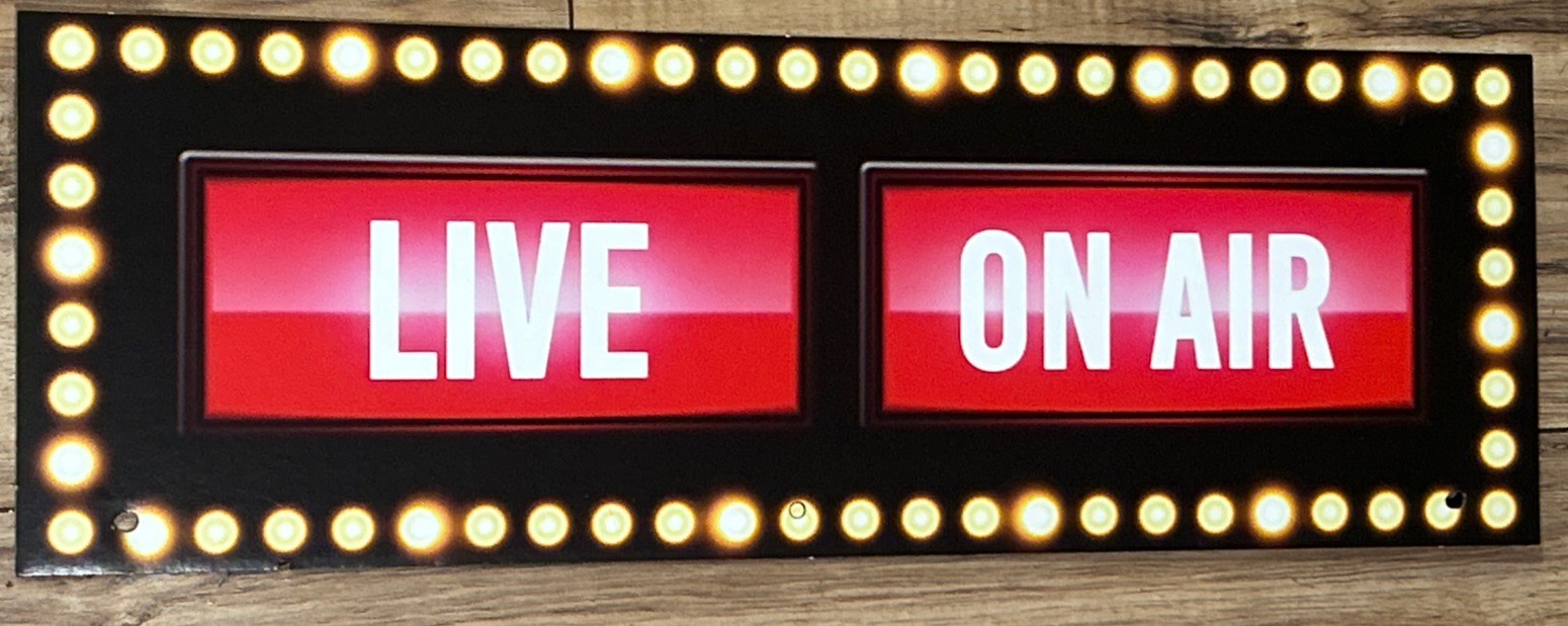 Spirit Halloween Cardboard End Cap Store Display Sign Live On Air 2025