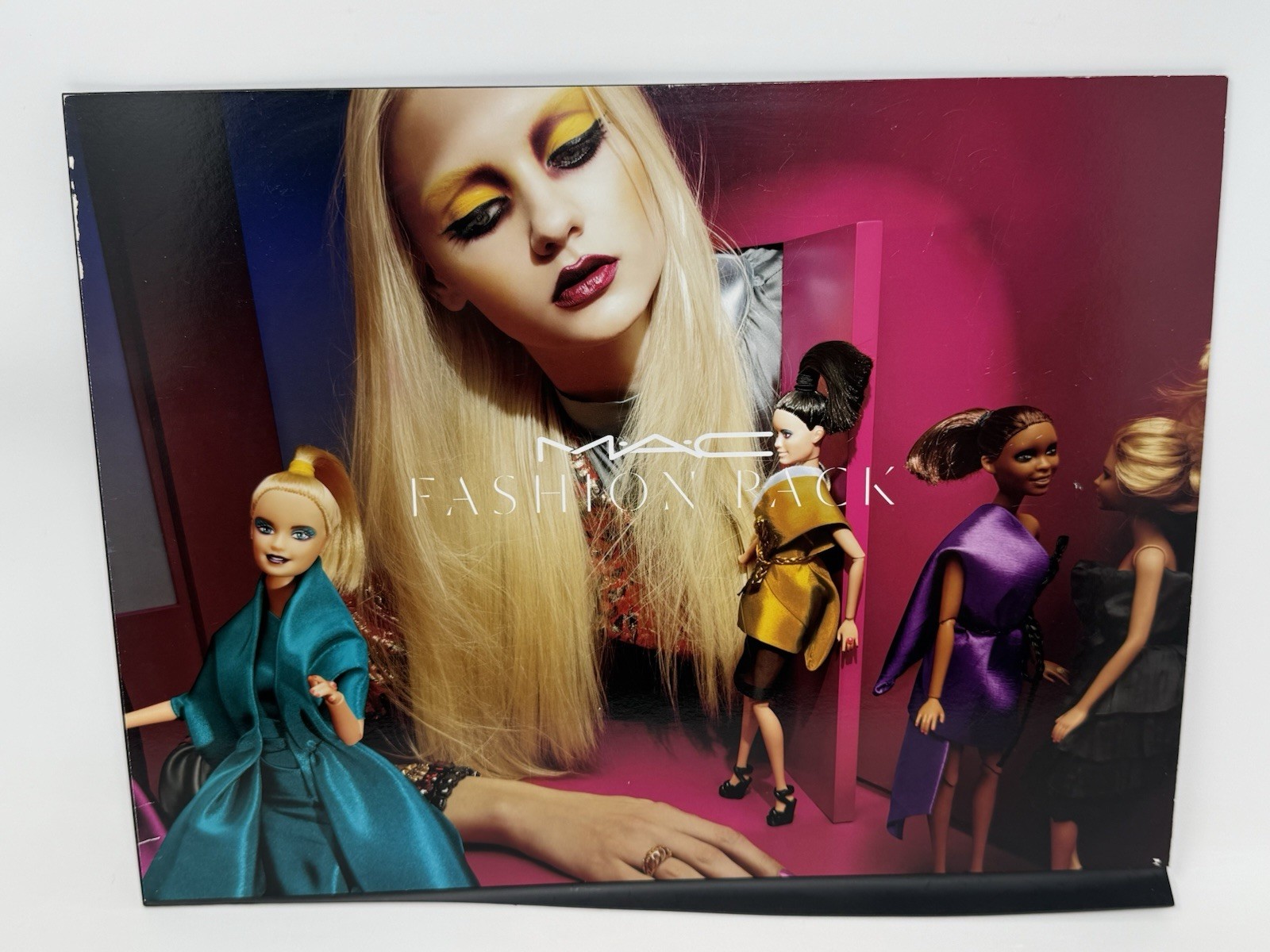 MAC Cosmetics Fashion Pack Store Display Sign Barbie-Inspired Fashion Promo Sign