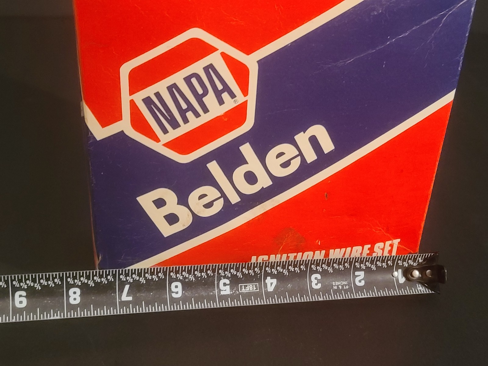 EMPTY BOX 1960’s Collectable Advertising Display Box Napa Beldon EMPTY BOX ONLY