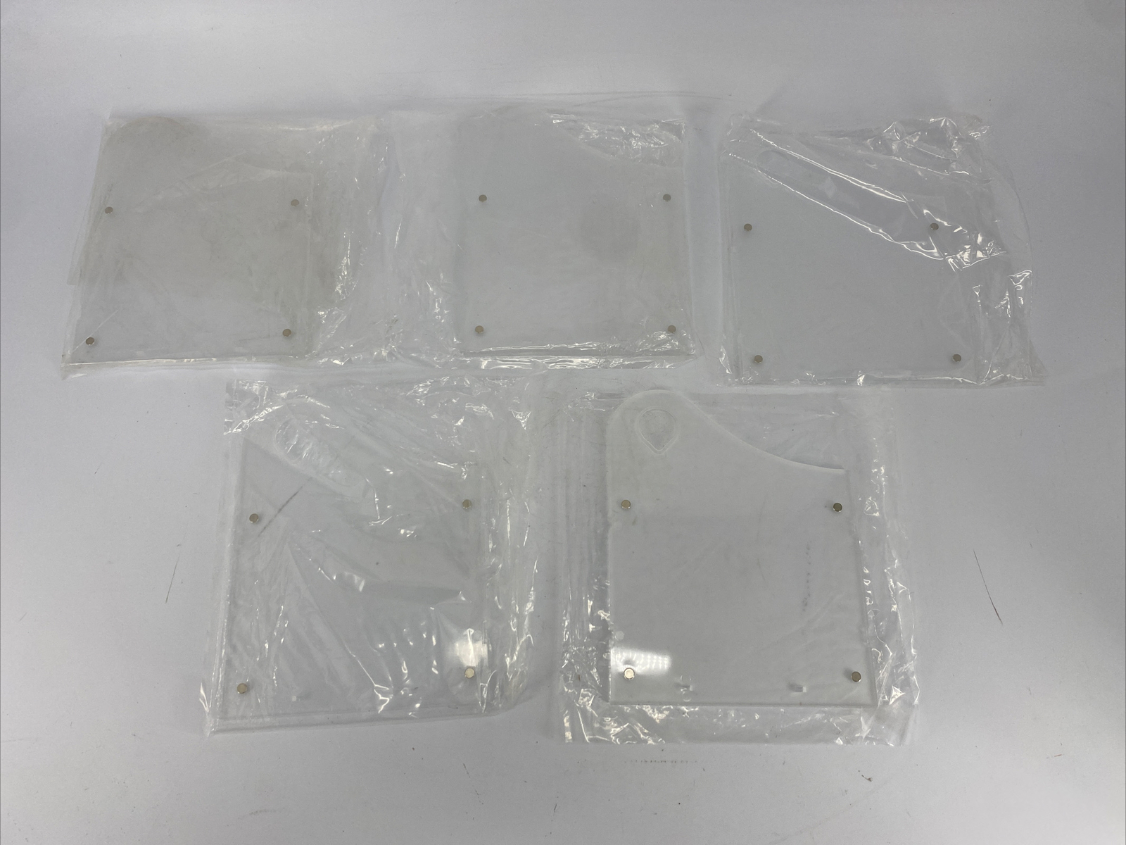 LOT OF 5 Opaque Display Shelf Shelves 9″ x 7″ No Hardware 43971-C1