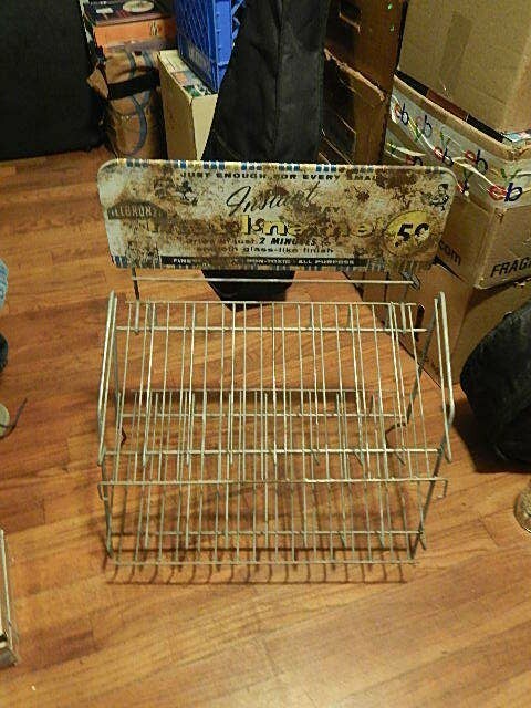 ILLBRONZE ~ Instant Met-L-Namel ~ Metal Display Rack ~ Two Tier POS Shelf ~ Vtg