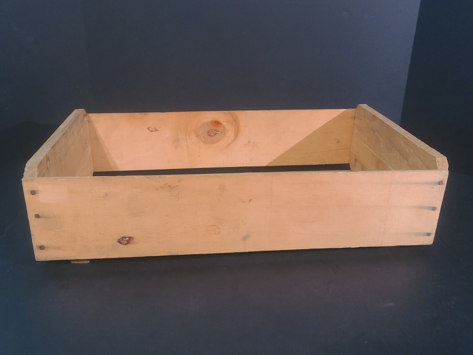 VINTAGE CHIQUITA Nectarine CRATE WOOD Wooden Box Santiago Chile