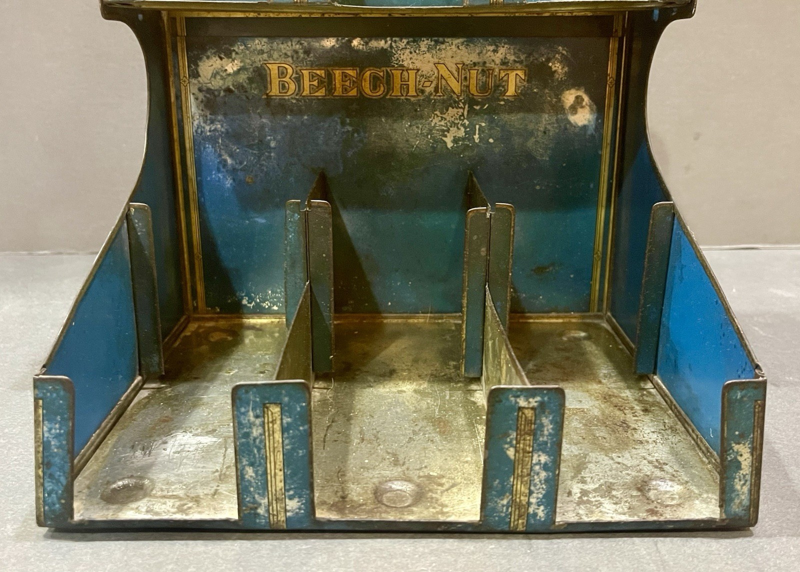 Antique 1910’s -20’s Beech-Nut Packing Co. Counter Top Gum Advertising Display
