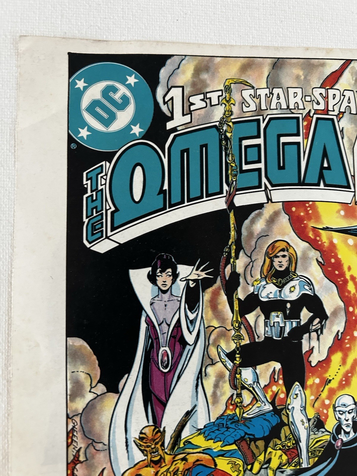 Omega Men Promotional Two Sided Insert Page (1982) Hugo On Reverse