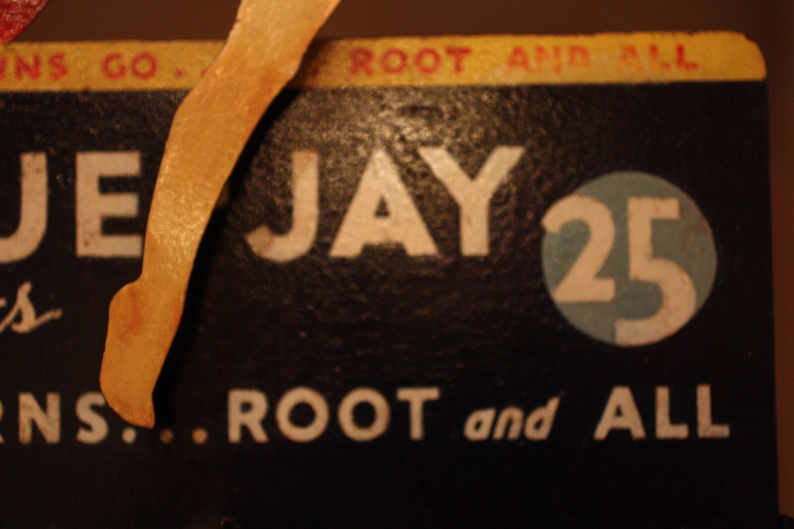 BLUE-JAY Advertising Metal Display Co. Corn Plaster Cure Salve Nodder Rocks RARE