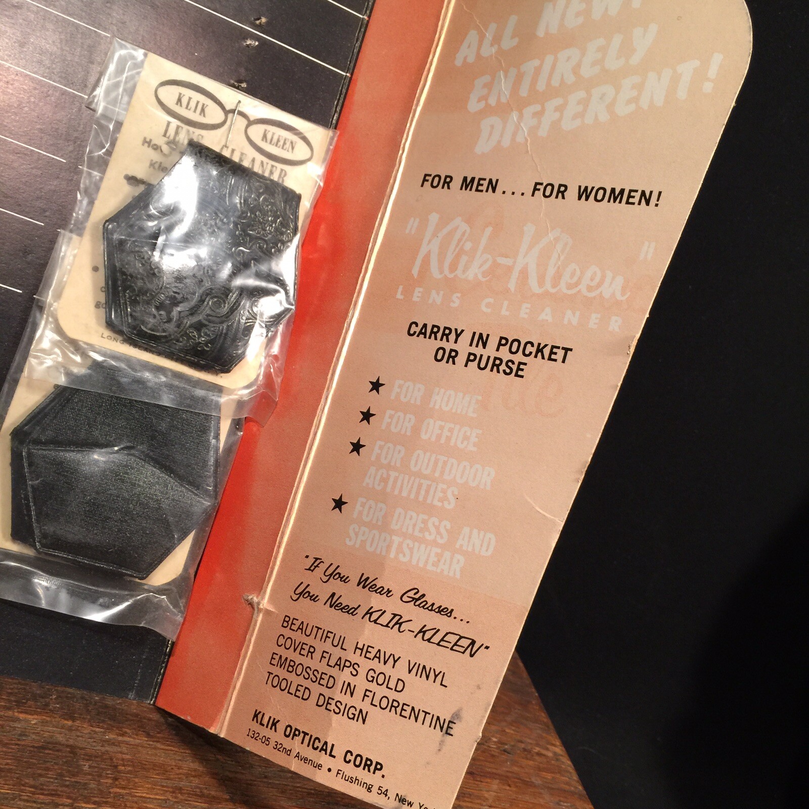 Vintage Store Display NOS POP Glasses lens Cleaner USA Klick Kleen PRIORITY MAIL