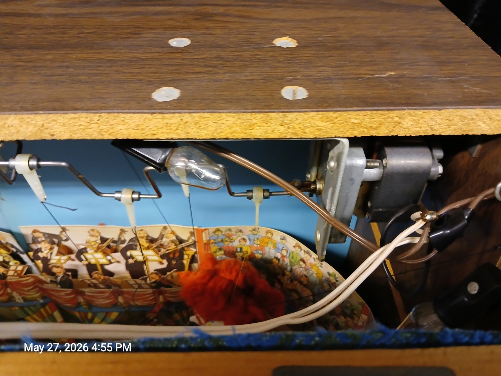 LARGE VINTAGE STORE TABLETOP CIRCUS ANIMATRONIC WORKS