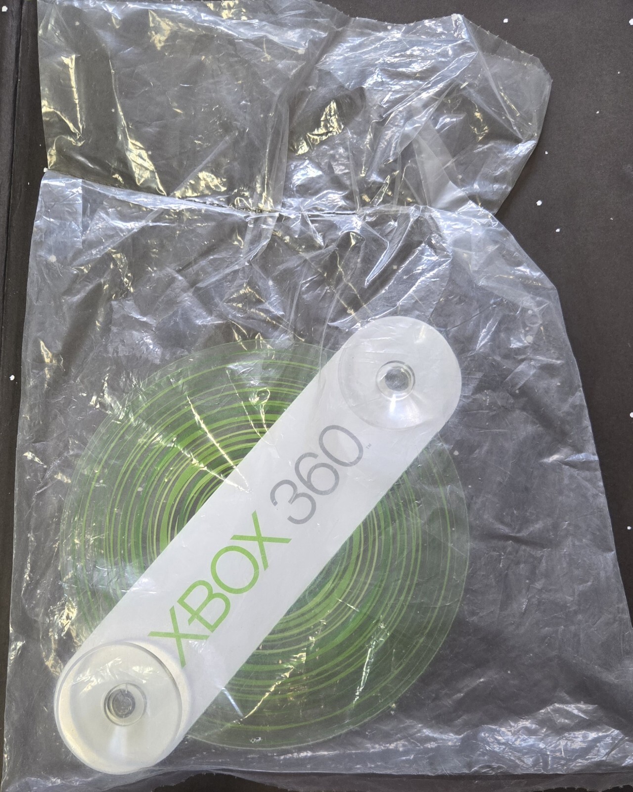 New Xbox 360 Sign Window Suction Cup Store Display Promo Rare Vintage