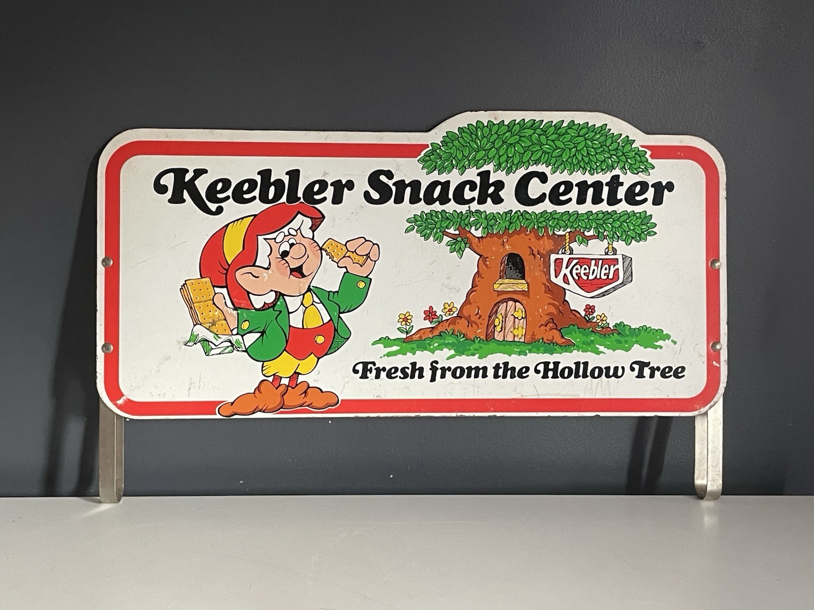 Vintage Keebler Snack Center Store Display Topper