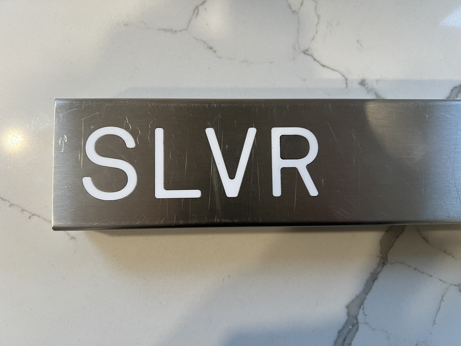 Adidas SLVR display Decor Sign