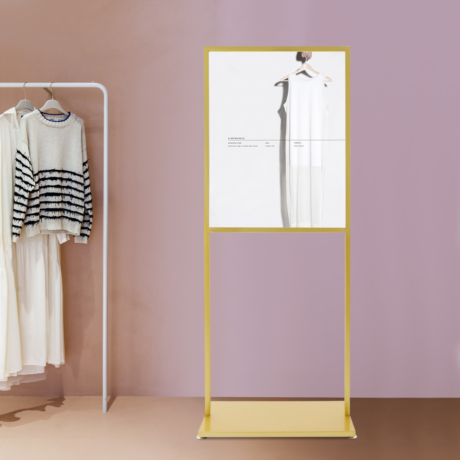 Advertising Display Stand, Poster Display Stand, Freestanding Display Stand
