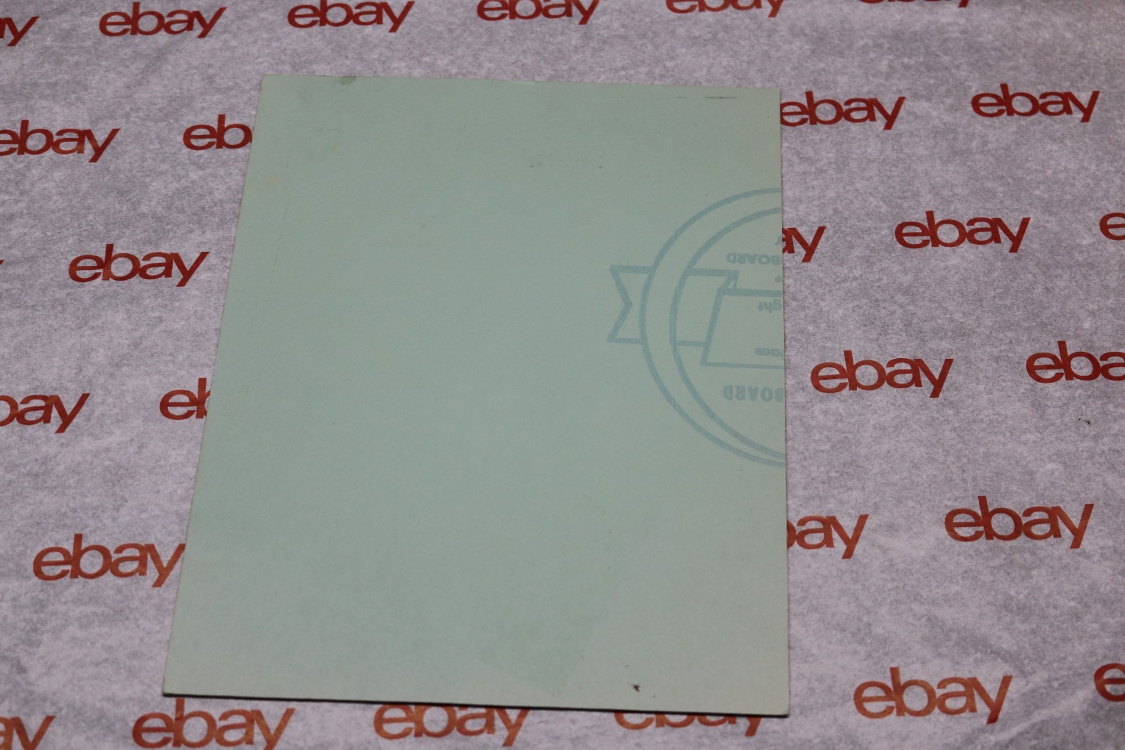 Vintage 1968 Fems Tampons ARTIST PROOF 8″ x 10″ cardboard advertising sign