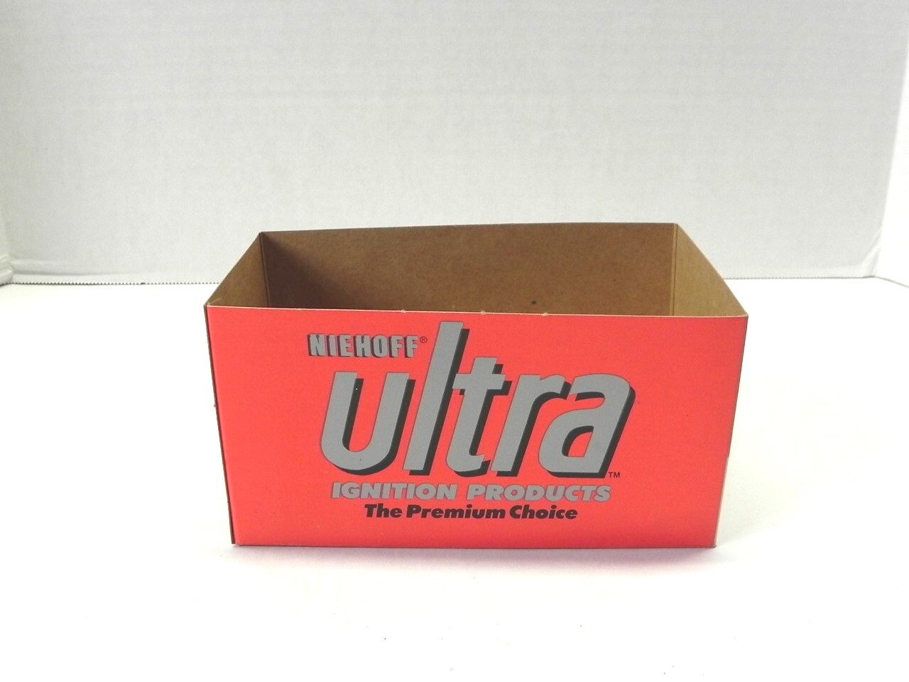 VINTAGE NIEHOFF ULTRA IGNITION PRODUCTS DISPLAY BOX *BOX ONLY* #241UN NEW UNUSED