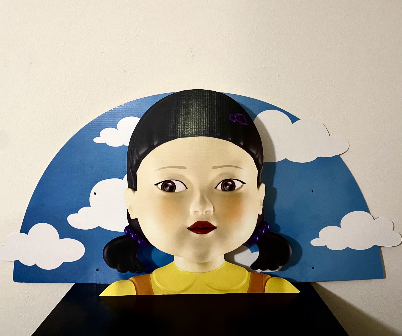 Spirit Halloween Squid Game Young-Hee (w/ Clouds) Cardboard Topper Display, 2025