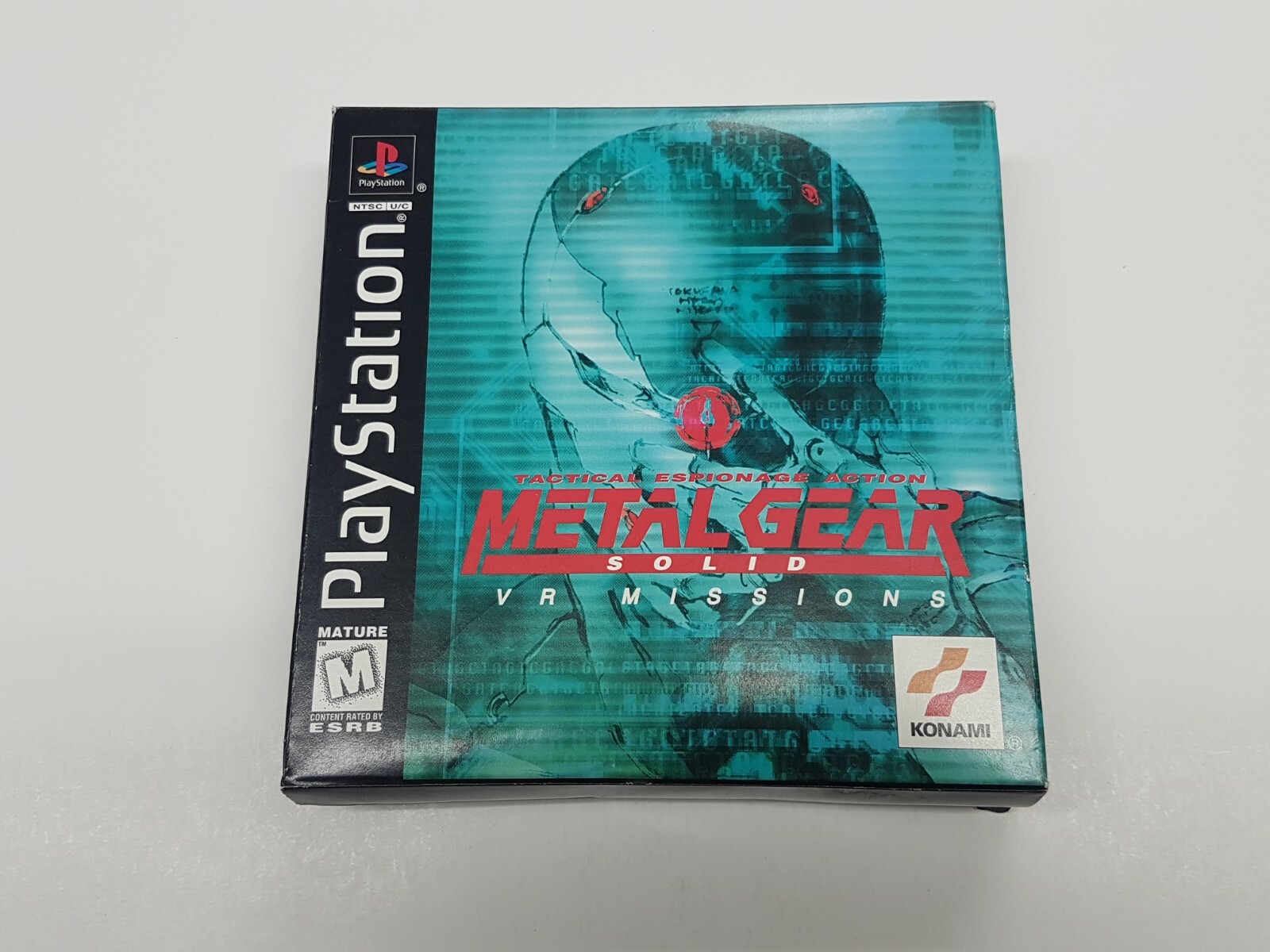 Metal Gear Solid VR Missions Playstation 1 Store Promotion Display Box *wear