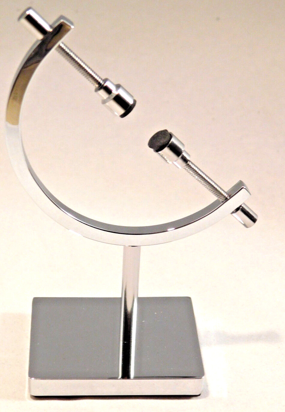 CALIPER Display Stand SMALL Sized Chrome Adjustable