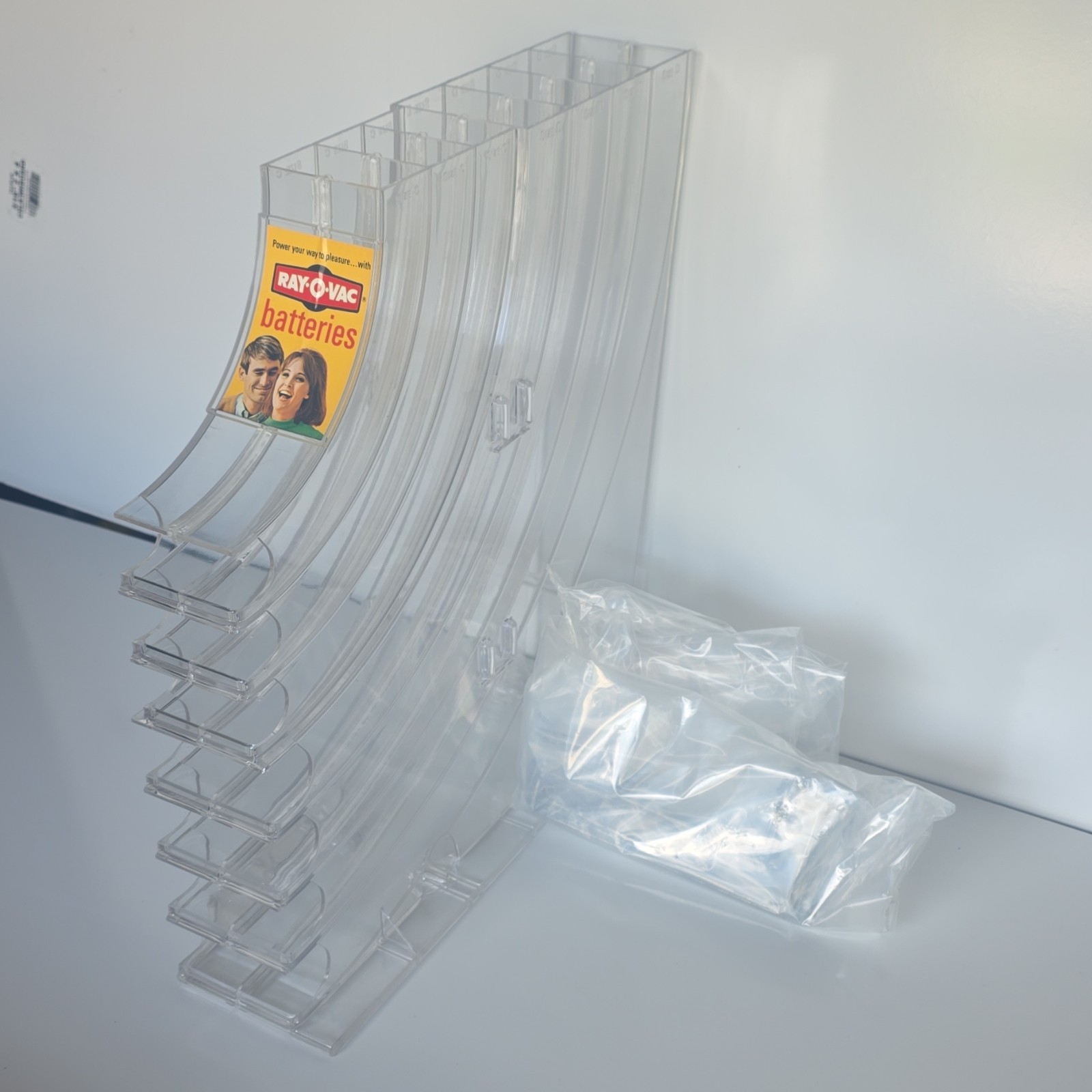 Vintage Ray-O-Vac Jet Set Battery Display Rack Store Sign No F49 In Box RARE
