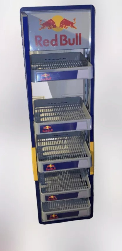 Red Bull Roll Around Shelf Shelves F1 Display Stand