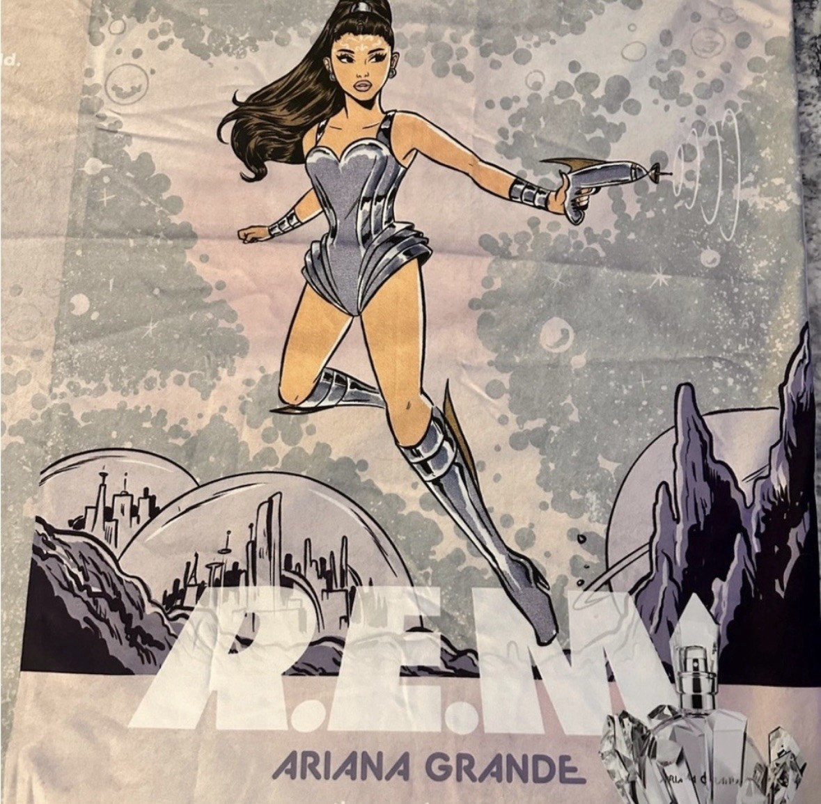 Ariana Grande R.E.M. Perfume Ulta Promotional Fabric Banner