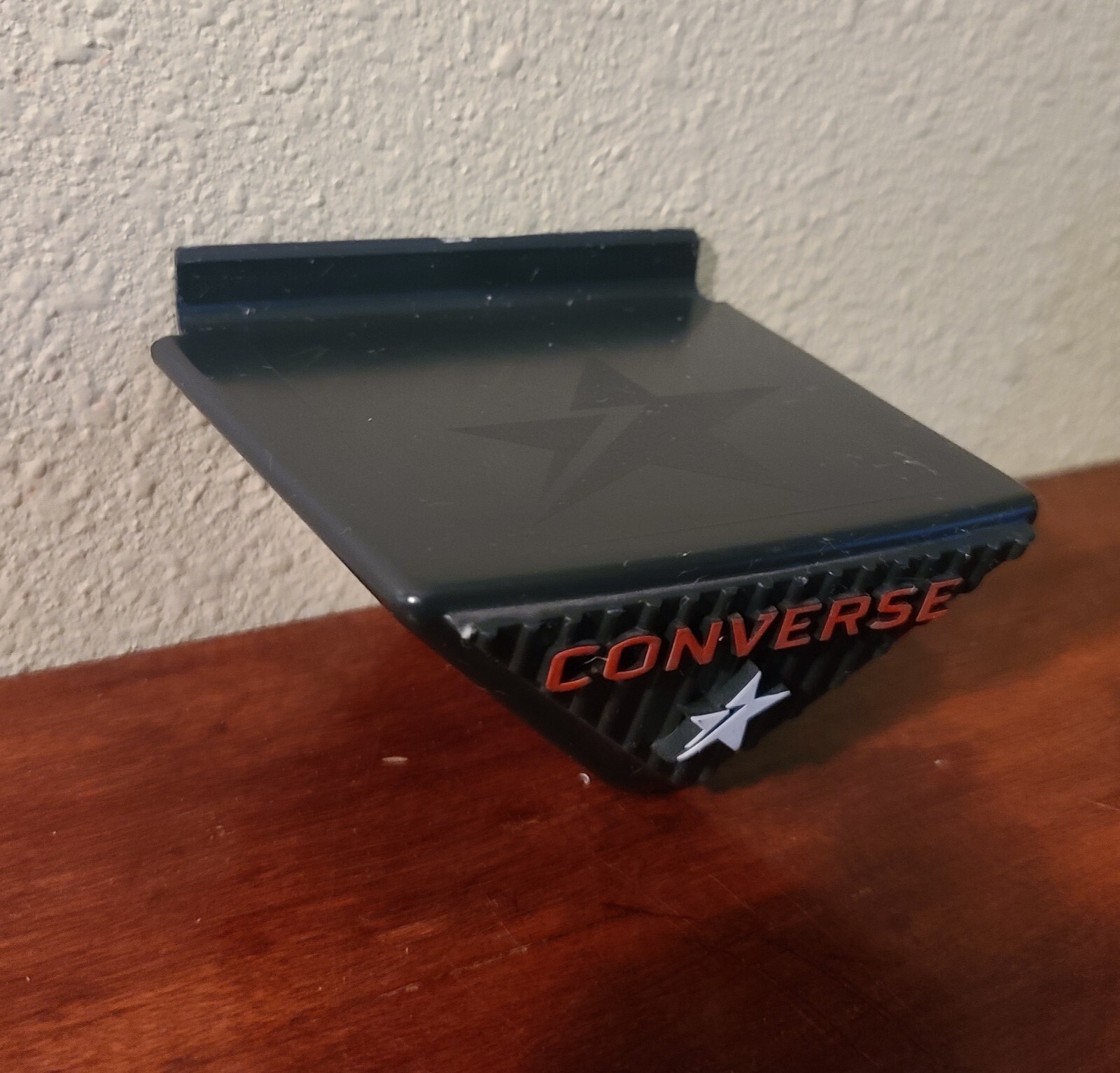 Red & Black Converse Shoes Plastic Advertising Store Display Shelf