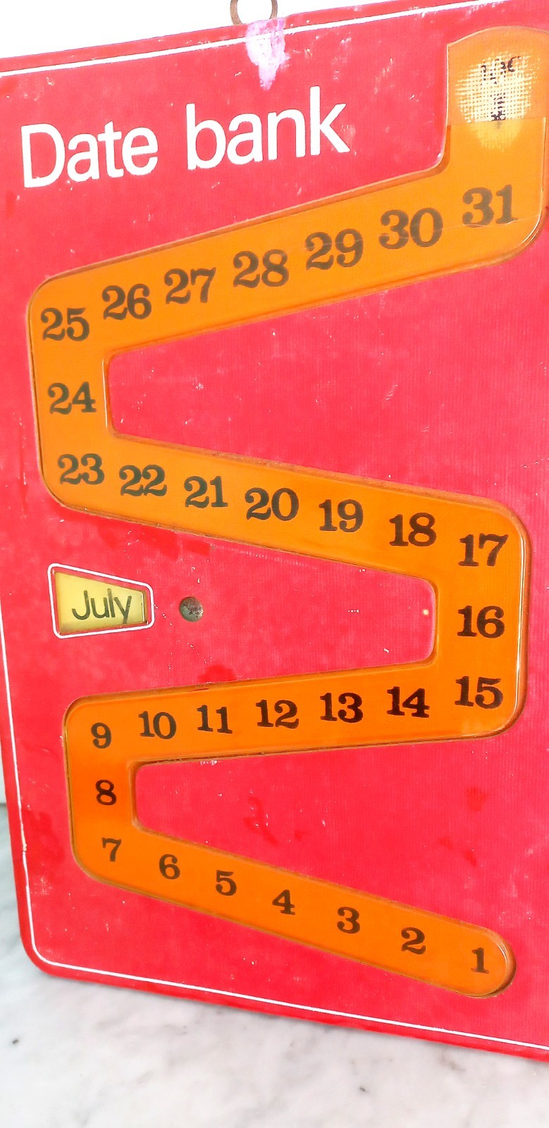 CALENDARIO PERPETUO South Africa perpetual CALENDAR by DATE BANK Original 1960s