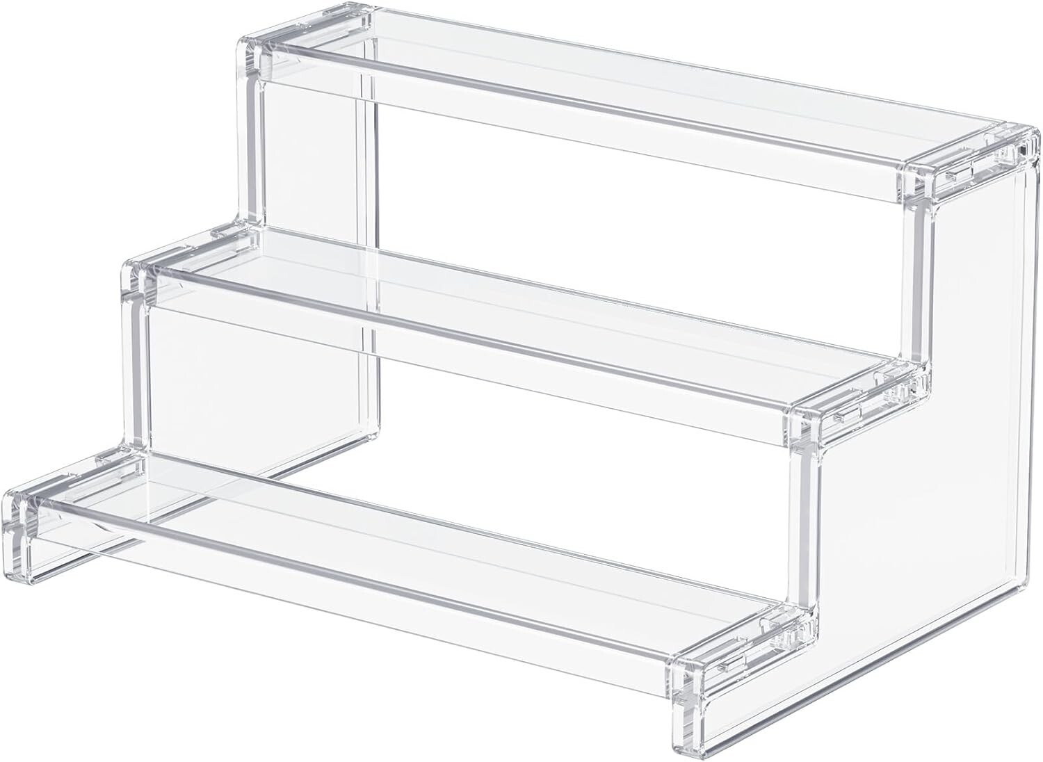 Acrylic Risers Display Shelf 9″ Perfume Organizer 4 Tier For Cologne Cupcake NEW