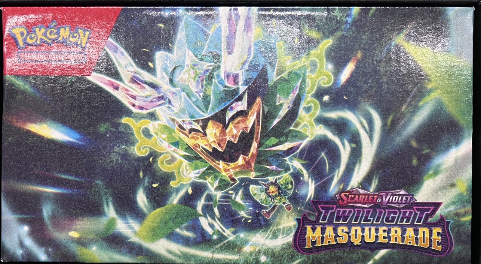 Pokémon Twilight Masquerade Scarlet Violet Empty Store Display For Sleeved Packs