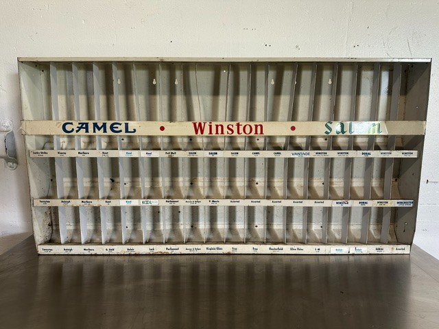 VINTAGE 1960’S CAMEL, WINSTON, SALEM CIGARETTE ADVERTISING RACK