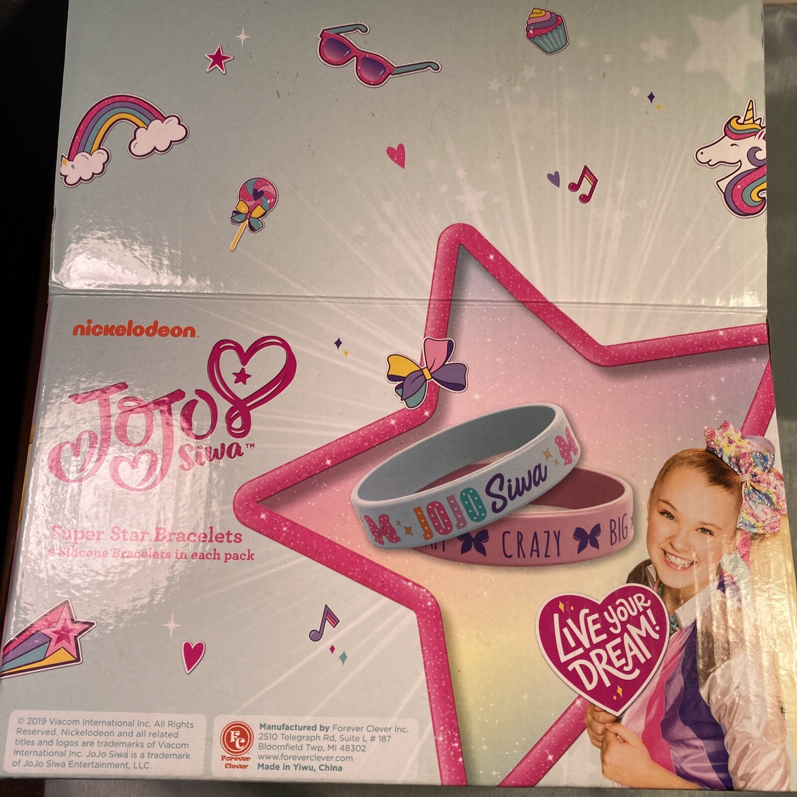 Jo Jo Siwa Display Box – Empty Box Only NO Bracelets Included