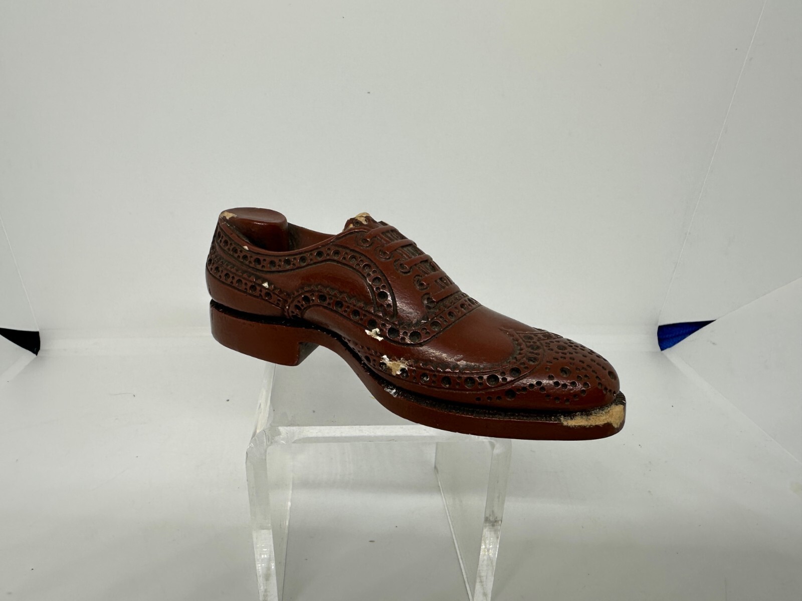 Rare Vintage The Florsheim Shoe Original Salesman Sample Plaster Display Piece