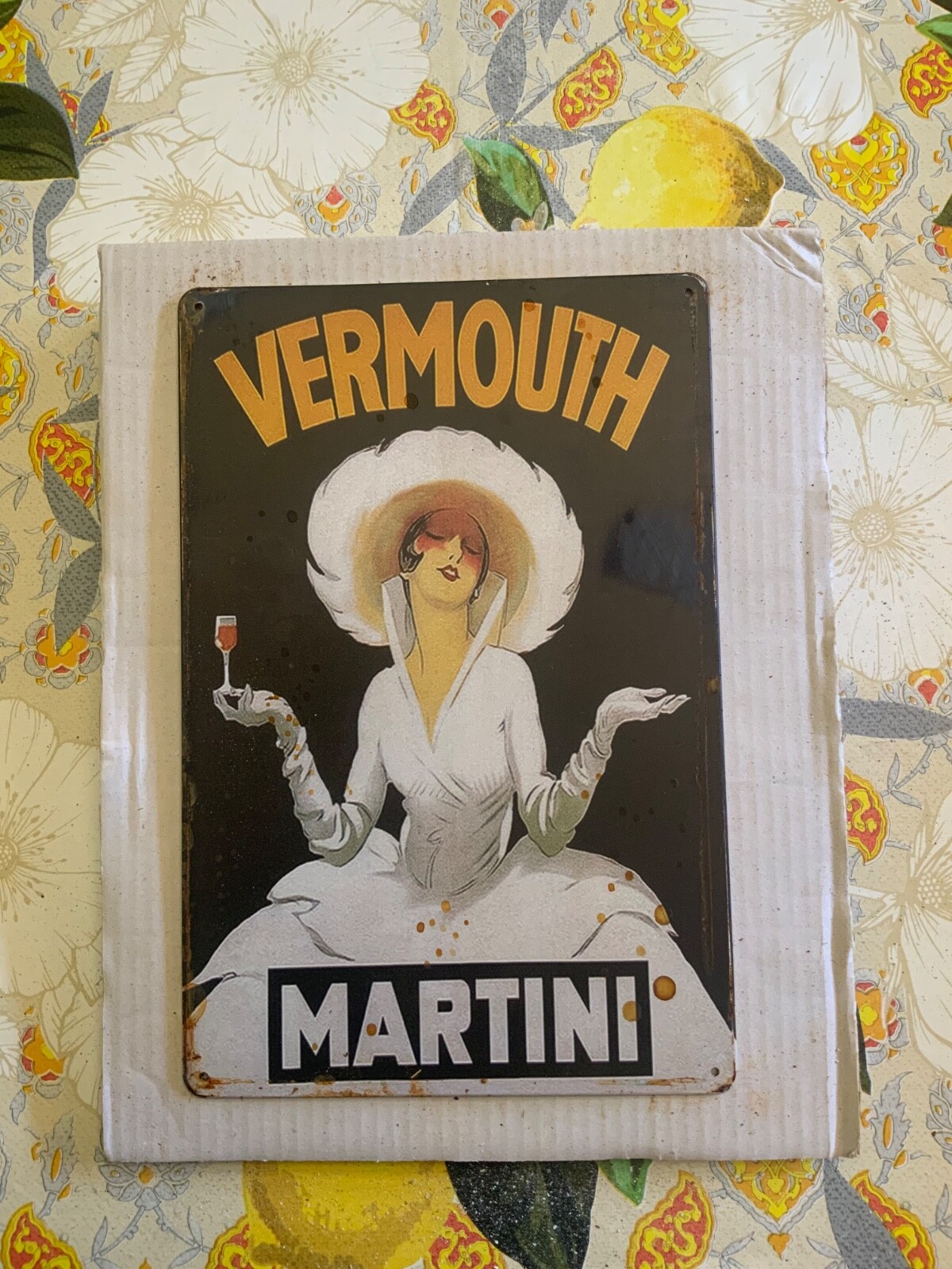 Metal sign, Vermouth Martini, 20×30 cm, vintage