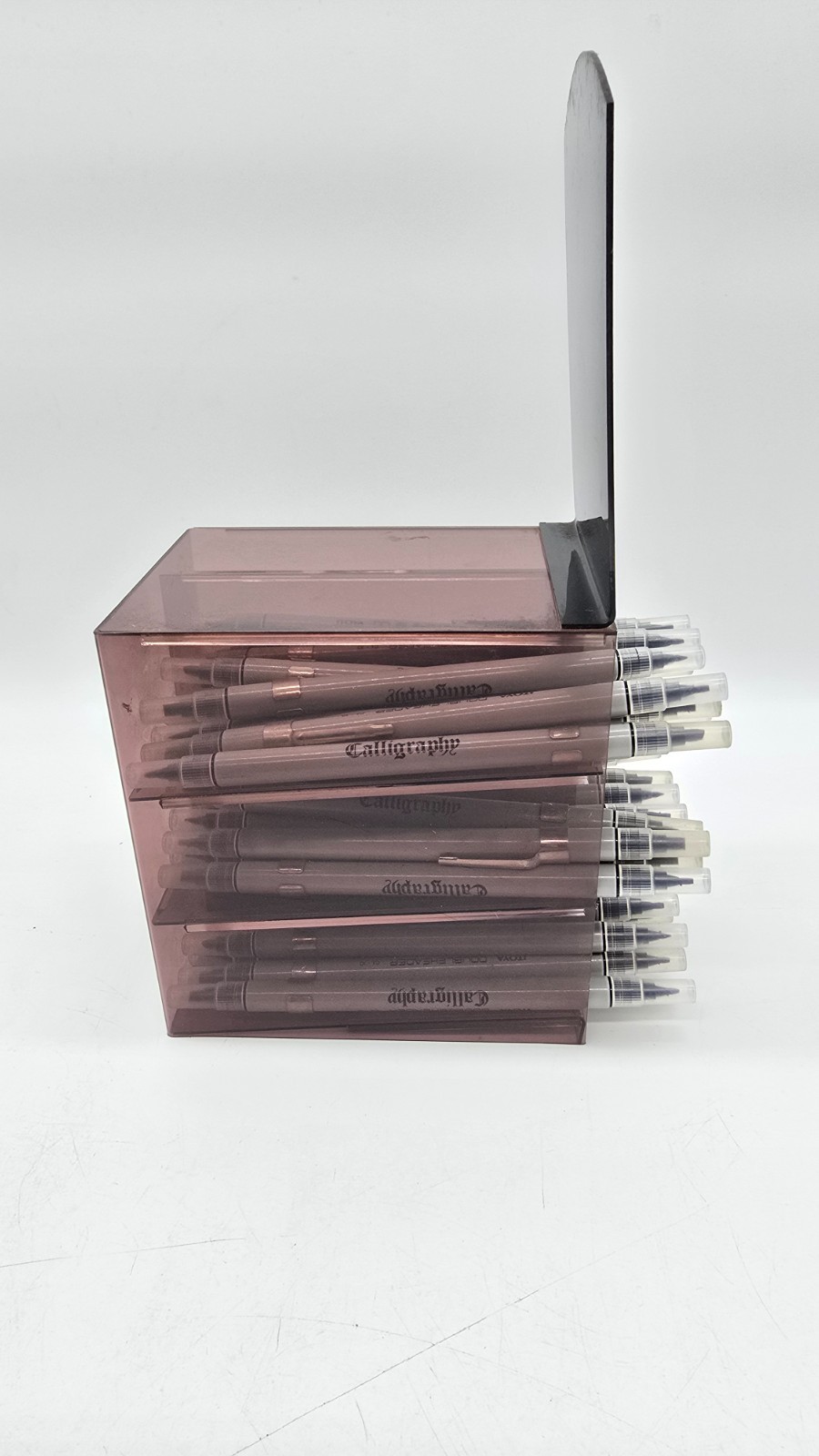 Vintage ITOYA Double Header Calligraphy Pen Retail Store Display w/Pens